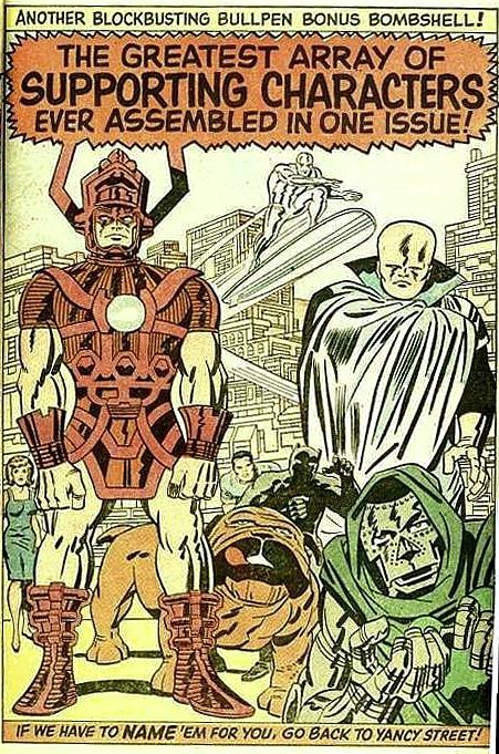 Lockjaw, FGAlactus, the Watcher and Doctor Doom